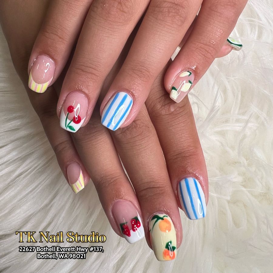 Nail collection at TK Nail Studio